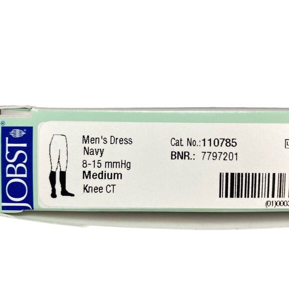 Jobst Mens Dress Knee High Medium Compression Socks Closed Toe Lot of 4 - Picture 10 of 16